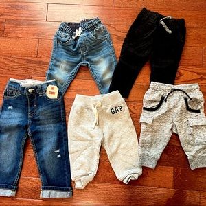 Lot of 12 month boy pants.